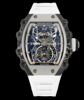 리차드밀 RM21-02 투르비용 에어로다인 뉴버젼 카본블랙 화이트 시계 워치